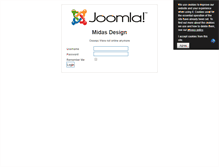 Tablet Screenshot of midas-design.co.uk